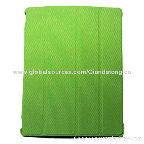 PU Leather Cases for iPad 2/iPad 3, with PU Leather Material, Multifunction Standing and Folding